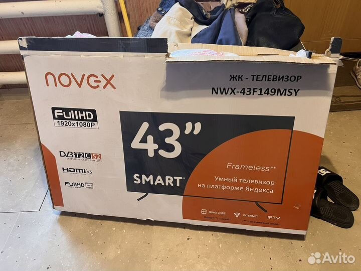 Телевизор SMART tv novex 43