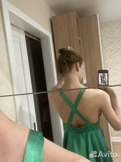 Платье атластное