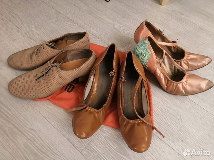 Туфли стандарт и тренерские для бальных танцев