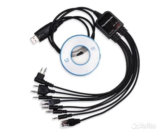 Кабель для программирования раций 8 в 1