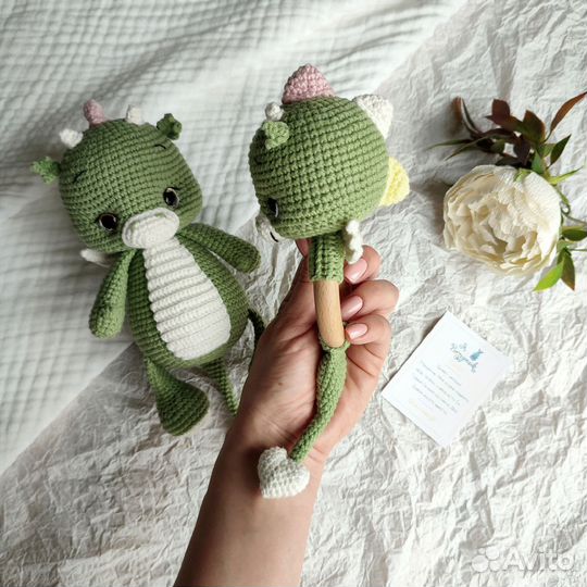 Вязаные игрушки, набор 