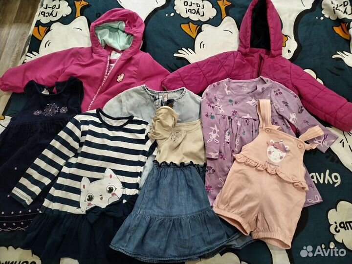 Пакет вещей на девочку 1-3 года