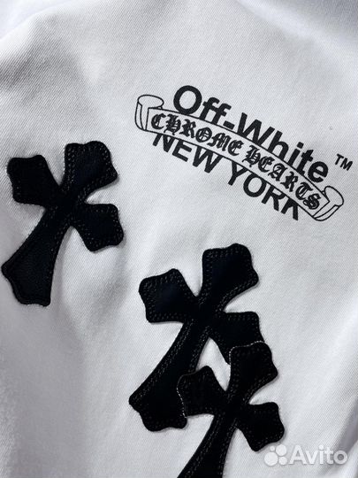 Футболка Chrome Hearts x Off-White 2 расцветки