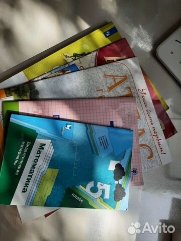 Б/у 5 класс учебник, атласы,тренажер