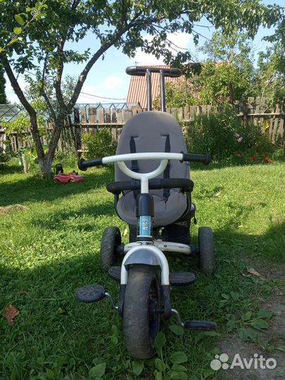 Детский велосипед коляска с ручкой