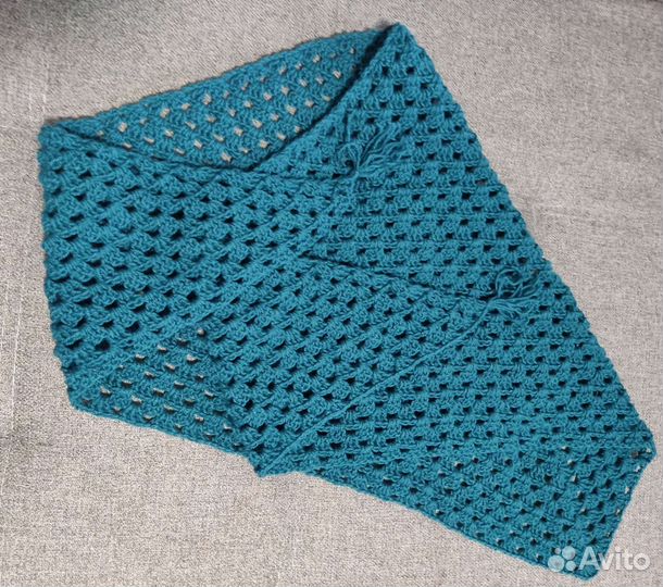Бактус вязанный шарф