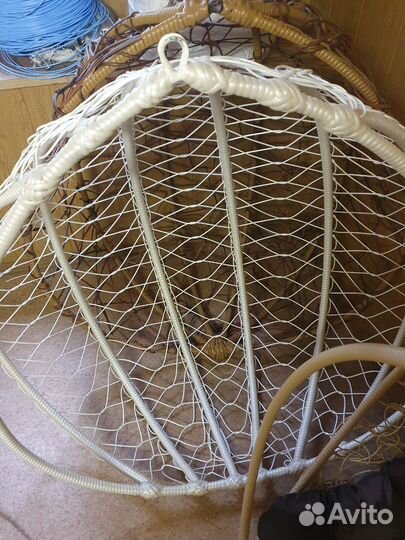 Подвесное кресло кокон капля ротанг