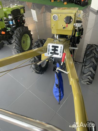 Мотоблок дизельный 15 л.с Активная фреза