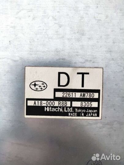 Эбу Subaru Impreza g12 2.0 (gh7) 22611am780