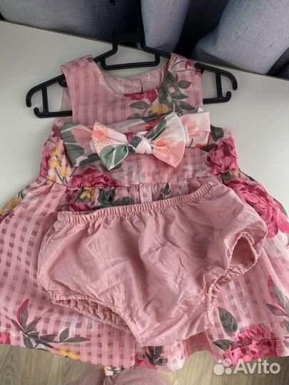 Платье childrens place 74 cm. Праздничное