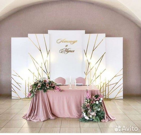Свадебный декор в аренду