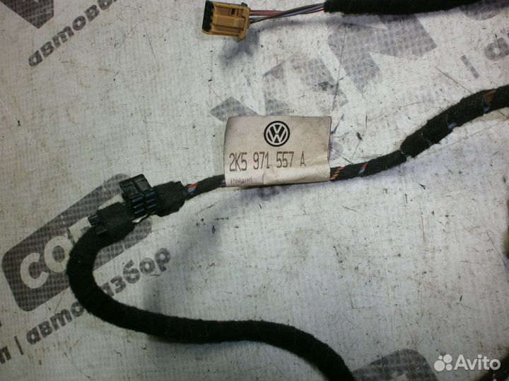 Проводка левой двери Volkswagen Caddy 3