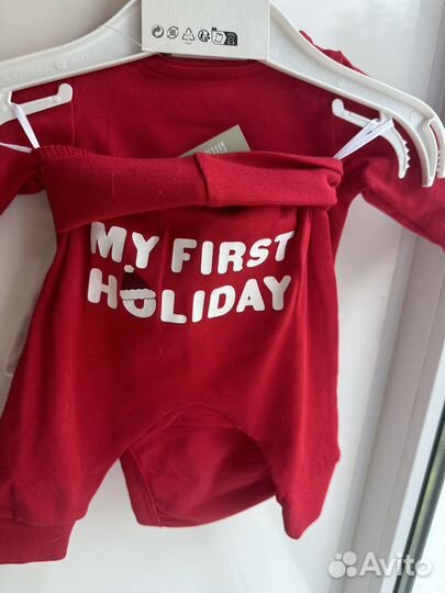 Новогодний костюм для малышей hm 50 56