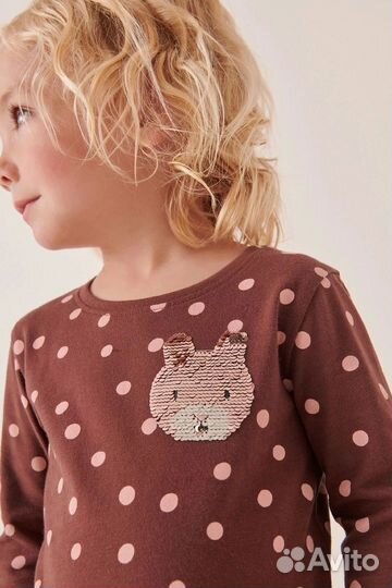 Лонгслив Next на девочку 4-5 лет 110 см