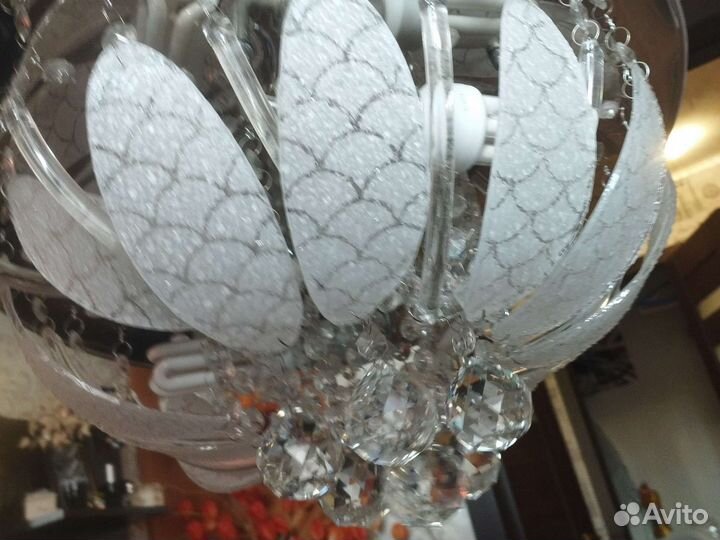 Люстра потолочная светодиодная с пультом