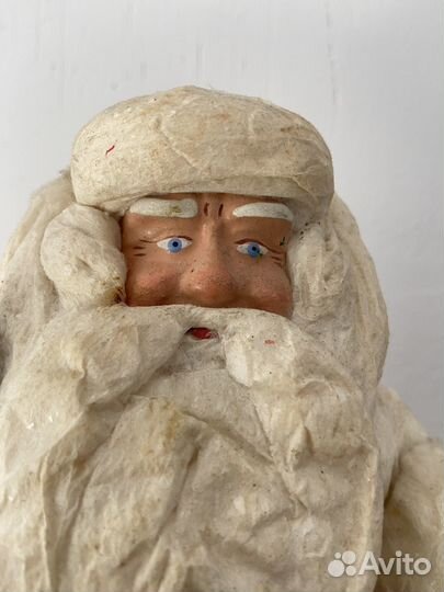 Ватный Дед Мороз СССР игрушка винтаж