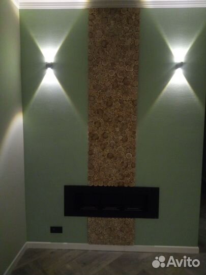 Отделочные работы. Шпаклевка, обои