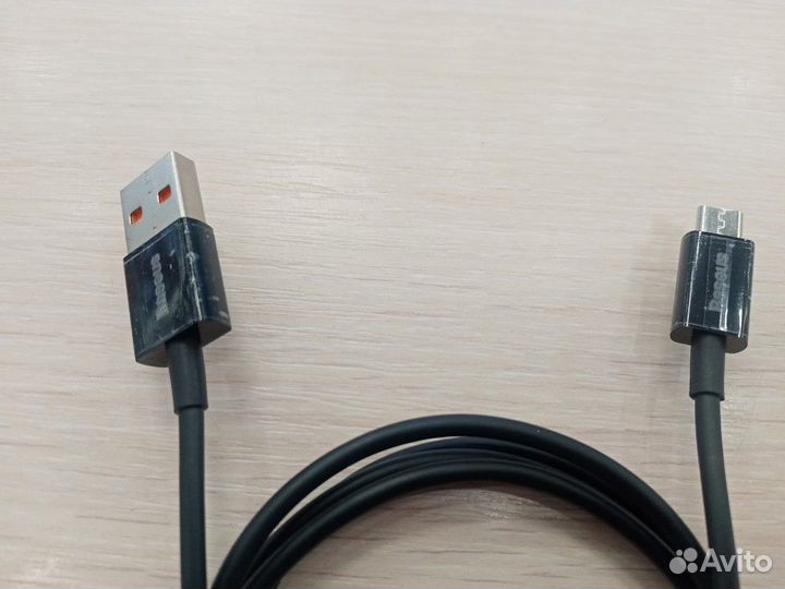 Кабель зарядки Baseus USB-microUSB 1м/2м