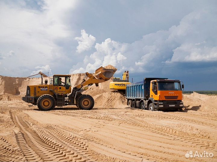 Песок карьерный