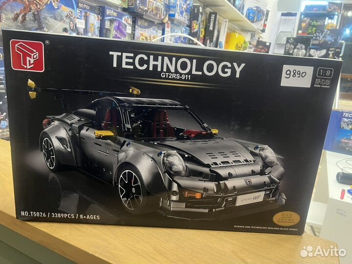 Конструктор porsche 911 gt2 rs 5026 lego technic