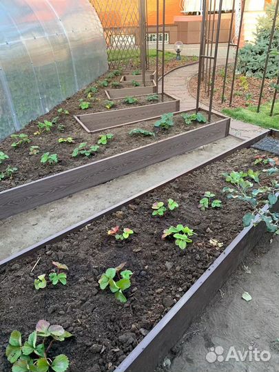 Грядки из дпк Prime c фактурой дерева