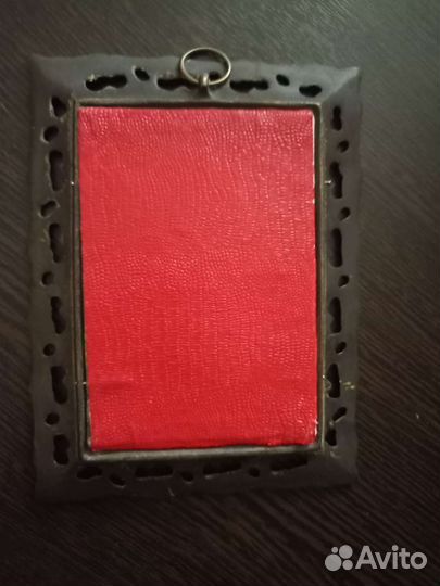 Картина шелкография в бронзе. Винтаж