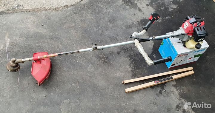 Бензокоса бензо триммер кусторез 52cc edon