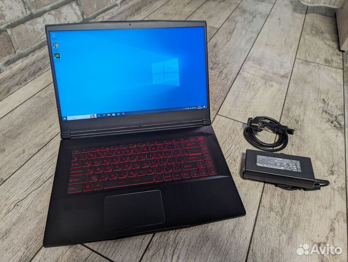 Игровой MSI i5-9300H/GTX 1650Ti/16 RAM/2 диска