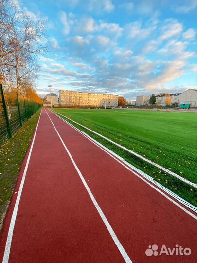 Резиновое покрытие площадок