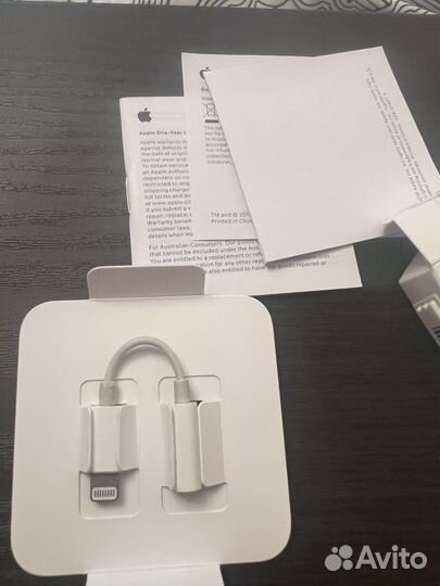 Переходник apple оригинал lighting- 3.5мм