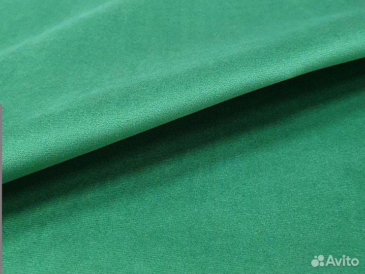 Диван прямой аккордеон Меркурий 140, велюр, зеленый, коричневый