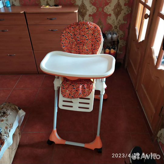 Стульчик для кормления chicco polly