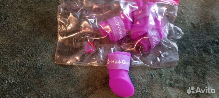 Сапоги резиновые для собак