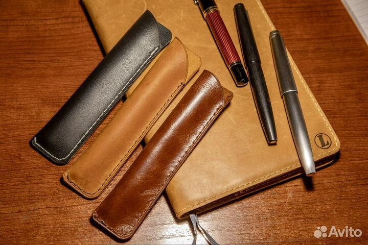Кожаные чехлы для ручек (разные модели)
