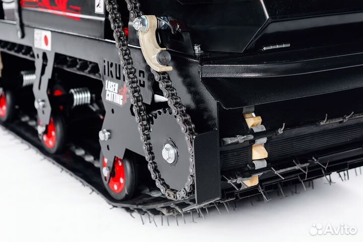 Мотобуксировщик ikudzo 2.0 EK19 Черно-красный
