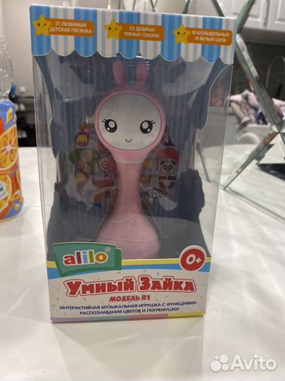 Умный зайка alilo новый игрушка 0+