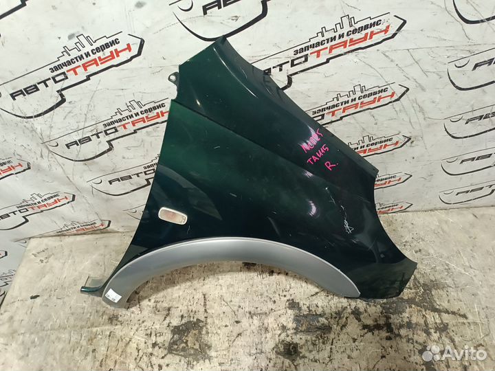 Крыло toyota funcargo yaris verso NCP20 NCP21 NCP25 NLP20 NLP22 5381152020 переднее правое зеленый