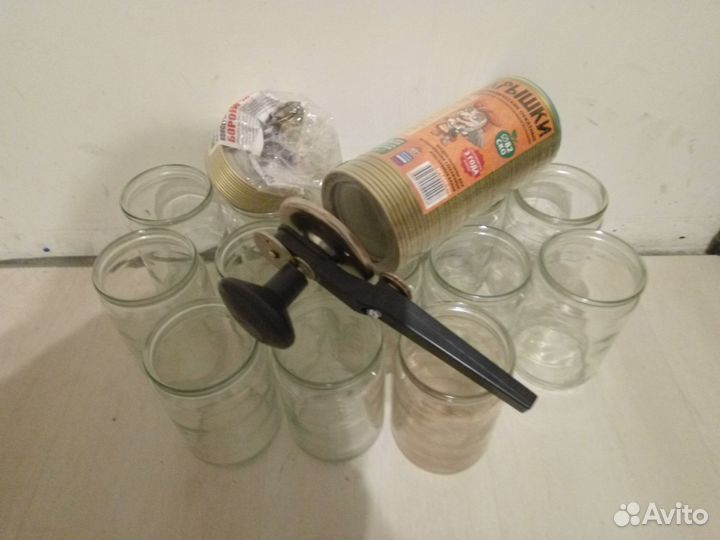 Закаточная машинка для банок + крышки