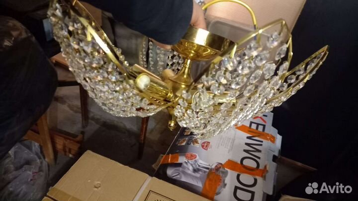 Люстра хрустальная богемия чехия