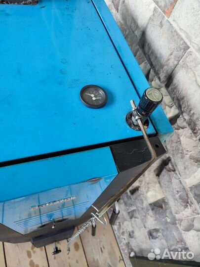 Твердотопливный котел бу, чугун 5 секций