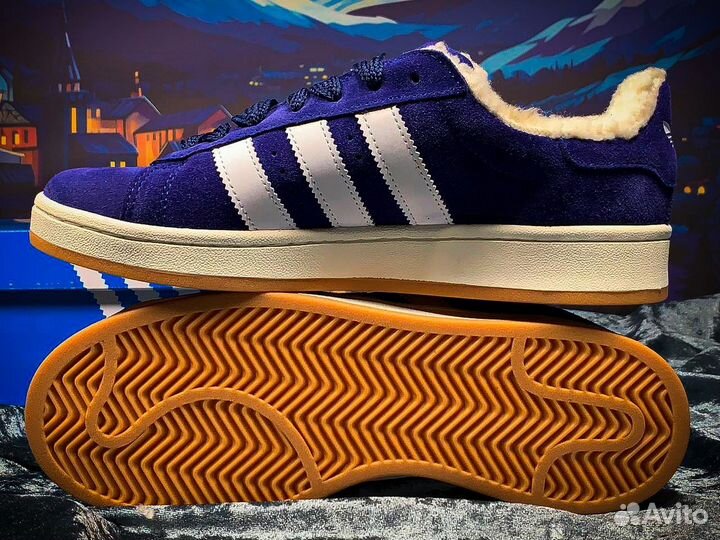 Кроссовки зимние adidas campus