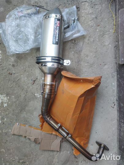 Глушитель для скутера Ямаха