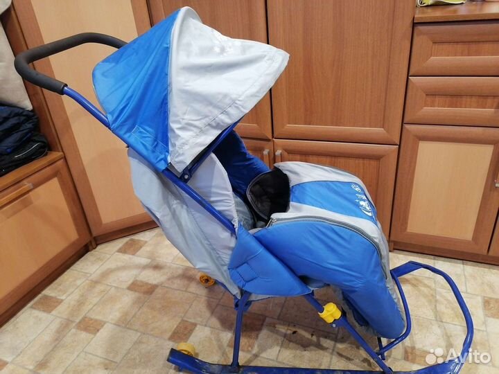 Детские санки коляска бу