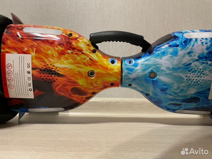 Гироскутер с ручкой новый