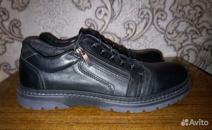 Полуботинки(туфли) мужские, натуральная кожа