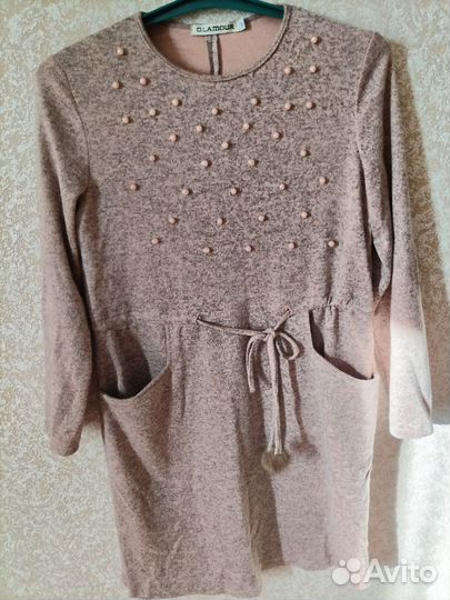 Платье трикотажное женское