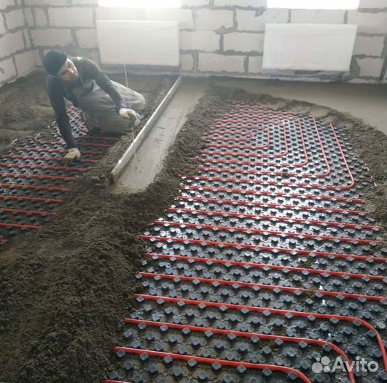 Полусухая стяжка пола