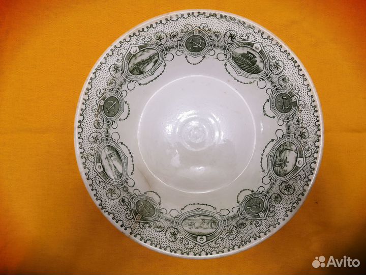 Тарелка, серп и молот, колхозники, 1920-е