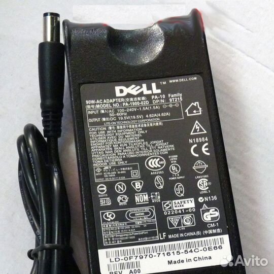 Блок питания для ноутбука dell 90W