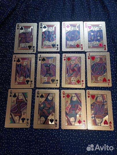 Пластиковые игральные карты 54 шт